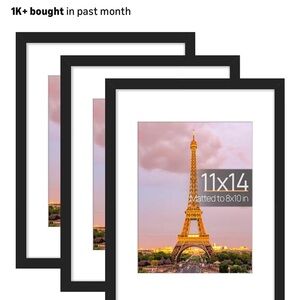 Black Picture Frame Set - Elegant Home Accents